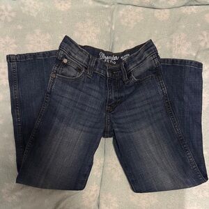 Wrangler Boy’s Dark Blue Relaxed Fit Boot Cut Jeans